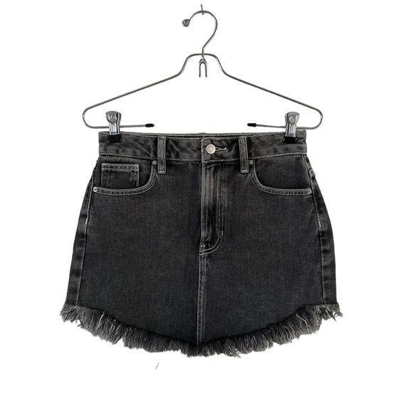 Like New! PacSun Charcoal Gray Denim Mini Skirt sz XS - Picture 1 of 5